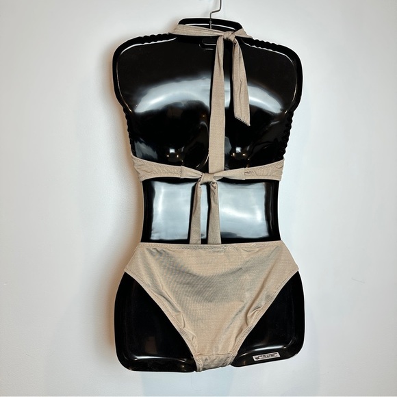 Trina Turk Stunning Flower Accent Halter 2 Piece Bikini 6 - Picture 2 of 13